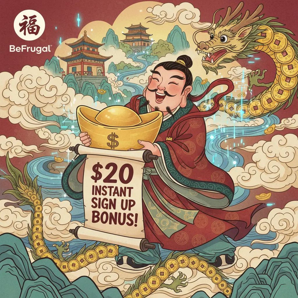 instant $20 sign up bonus - BeFrugal